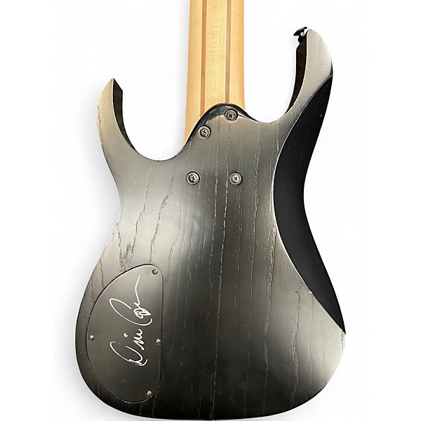 Used Ibanez M80M Meshuggah Signature 8 String Black Solid Body Electric Guitar