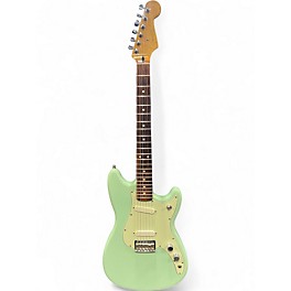 Used Fender Duo Sonic HS Surf Green Solid Body Electric Guitar