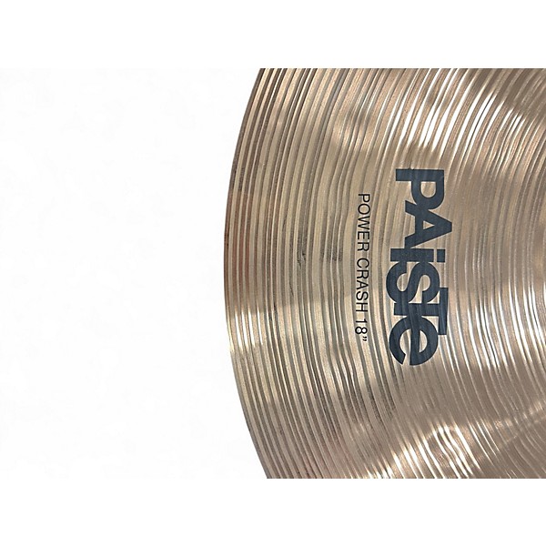 Used Paiste 18in Alpha Power Crash Cymbal