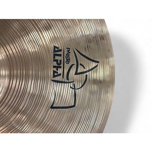 Used Paiste 18in Alpha Power Crash Cymbal