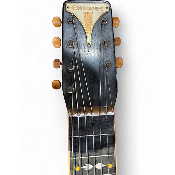 Vintage 1933 Epiphone Elektar Zephyr Black and White Solid Body Electric Guitar