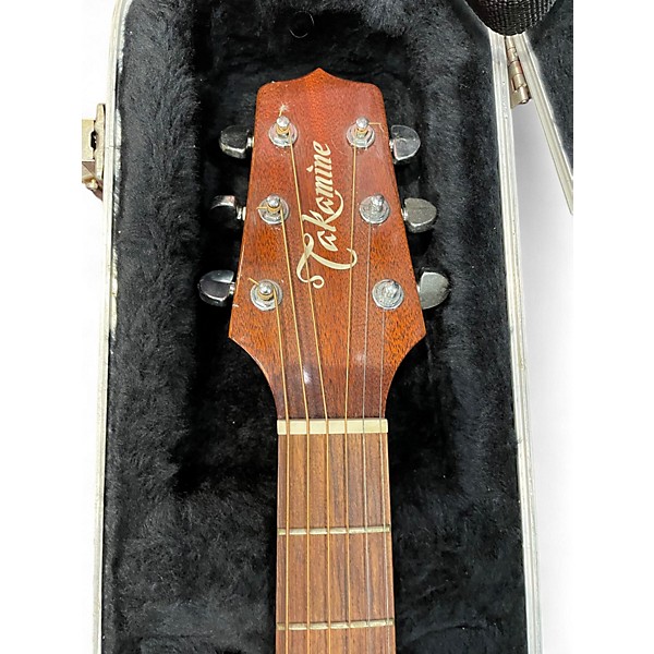 Used Takamine FD340SC Natural Acoustic Electric Guitar