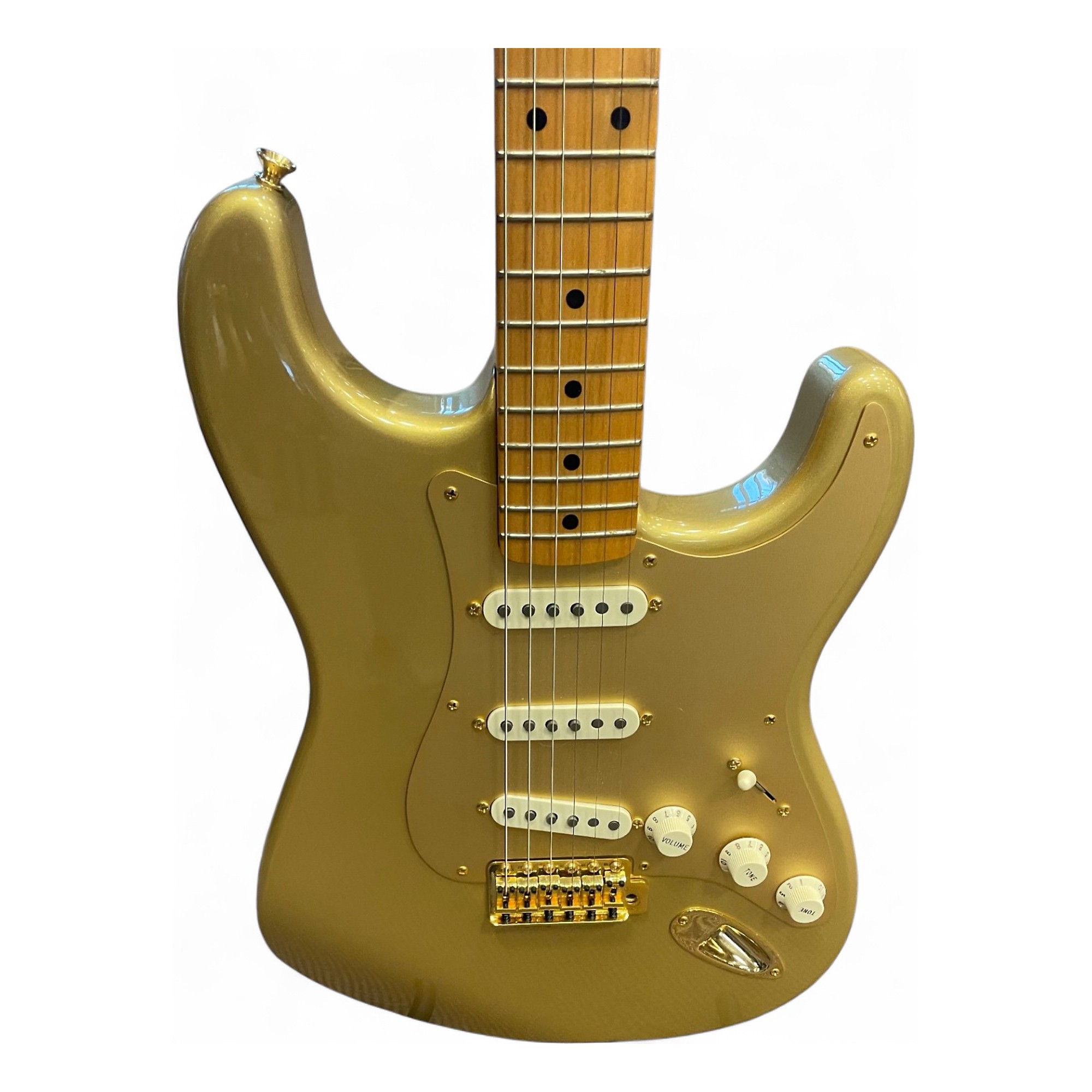 Used Fender 50th Anniversary Mexican Stratocaster Aztec Gold