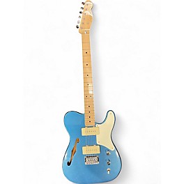 Used Squier Paranormal Cabronita Telecaster Thinline Lake Placid Blue Hollow Body Electric Guitar