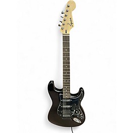 Used Squier Sonic Stratocaster Black Solid Body Electric Guitar