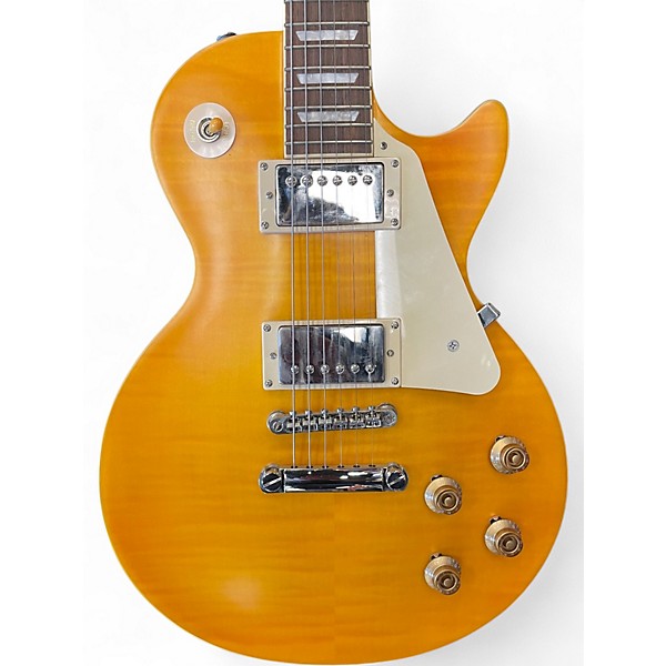 Used Epiphone 1959 Reissue Les Paul Standard Lemonburst Solid Body Electric Guitar