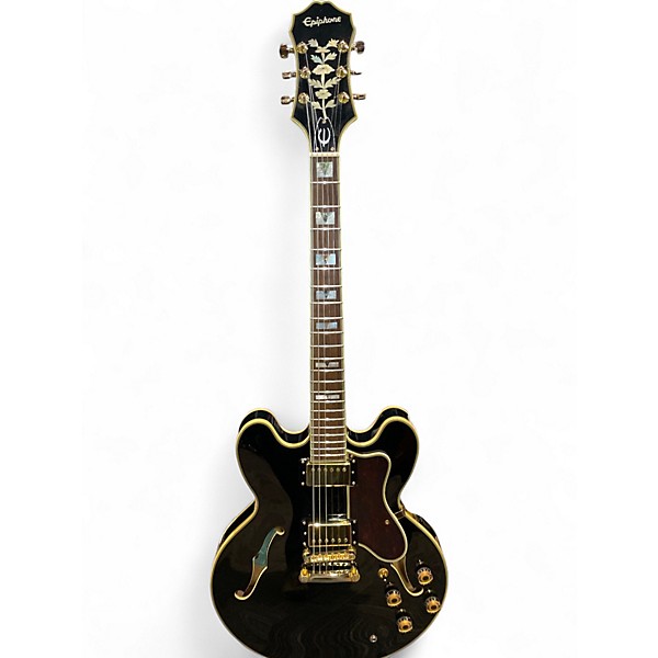 ギター Epiphone sheraton2 Black Epiphone Sheraton II MODIFIED Semi-Hollow Electric Guitar