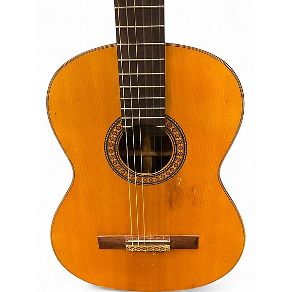 Vintage 1960s Epiphone 6514 Natural Classical Acoustic Guitar