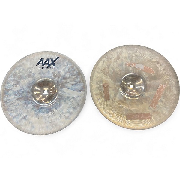 Used SABIAN 14in AAX Stage Hi Hat Pair Cymbal