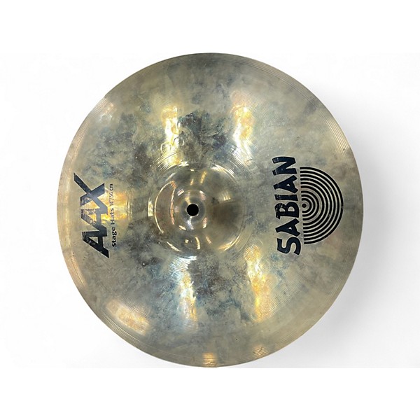 Used SABIAN 14in AAX Stage Hi Hat Pair Cymbal