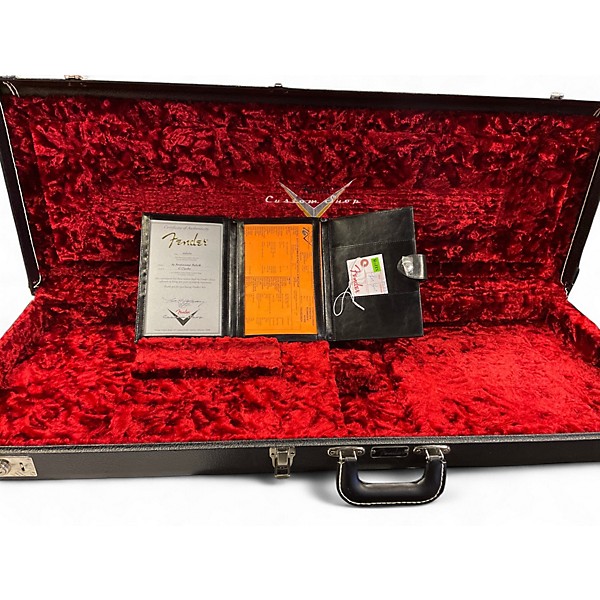 Used 2017 Fender CUSTOM SHOP 69 STRAT FIRE MYST GOLD PAISLEY Solid Body Electric Guitar