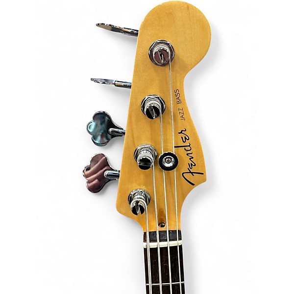 Used 2005 Fender Jazz Bass 24 4 String QUILTED TOBACCO SUNBURST Electric Bass Guitar