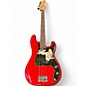Used Fender Standard Precision Bass Chrome Red Electric Bass Guitar thumbnail