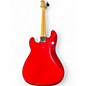 Used Fender Standard Precision Bass Chrome Red Electric Bass Guitar