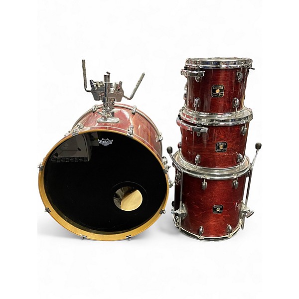 Used Gretsch Drums 4 Piece Catalina Birch Red Cherry Drum Kit