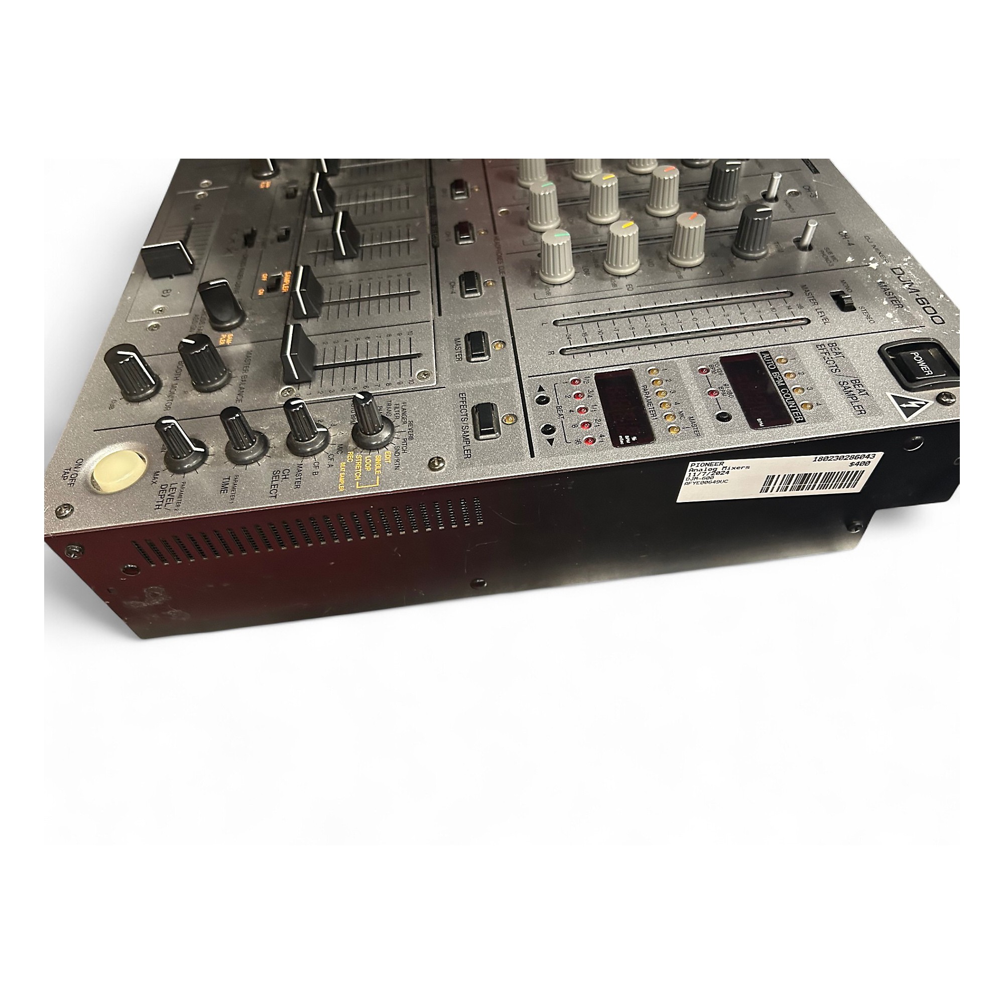 【＊Hikaru＊】Pioneer DJM-600 Pioneer DJM-600 Silver Professional DJ Mixer 4-Channel 4ch