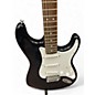 Used Squier Stratocaster Black Solid Body Electric Guitar