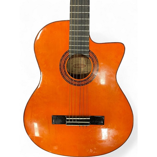 Used Washburn C5CE-A Natural Classical Acoustic Electric Guitar