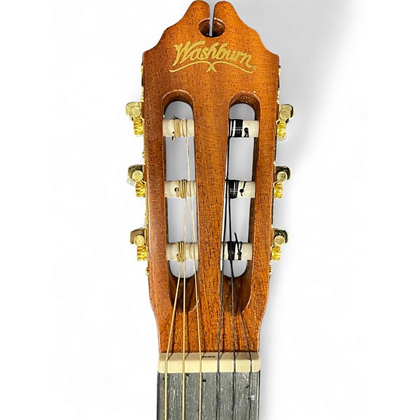 Used Washburn C5CE-A Natural Classical Acoustic Electric Guitar