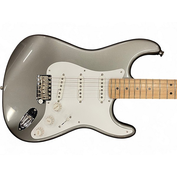 Used Fender Artist Series Eric Clapton Stratocaster Pewter Solid Body Electric Guitar