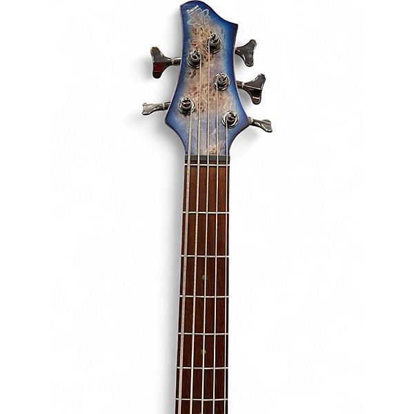 Used Ibanez btb845 Blue Burst Electric Bass Guitar