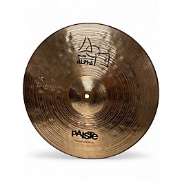 Used Paiste 14in Alpha Medium Crash Brilliant Cymbal