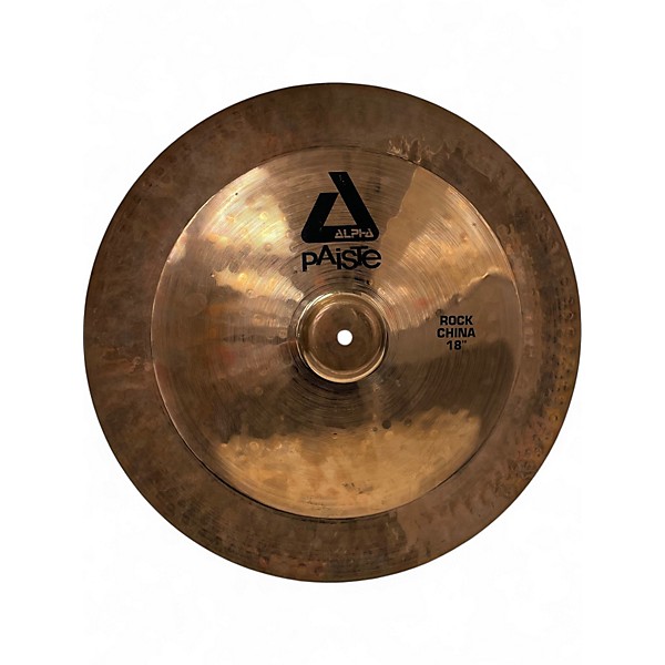 Used Paiste 18in Alpha Rock China Cymbal