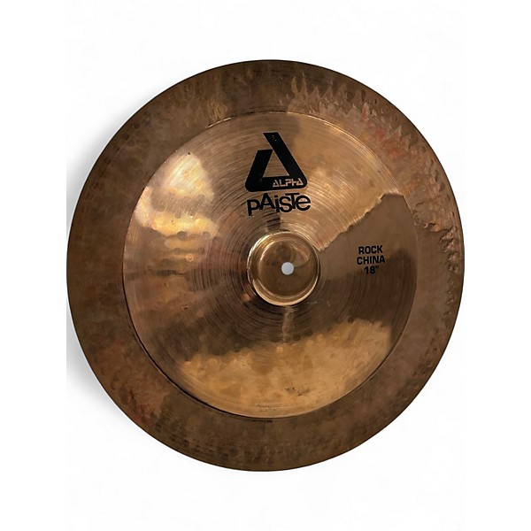 Used Paiste 18in Alpha Rock China Cymbal