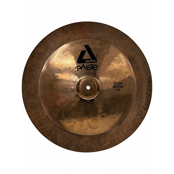 Used Paiste 18in Alpha Rock China Cymbal