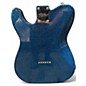Used Squier esquire deluxe Blue Sparkle  Solid Body Electric Guitar