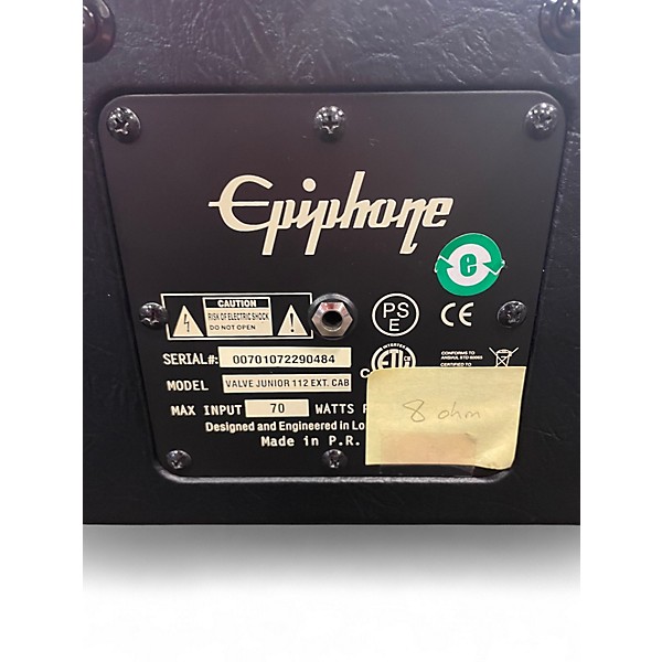 Used Epiphone Valve Jr 1x12 Extension Guitar Cabinet