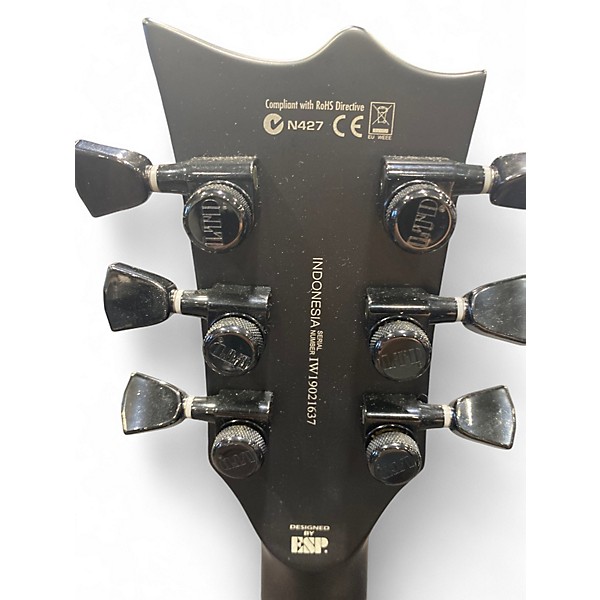 Used ESP LTD EC BLACK METAL MAT BLACK Solid Body Electric Guitar