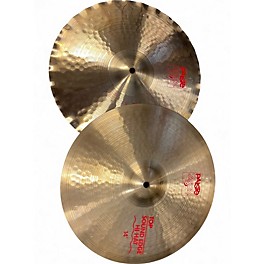 Used Paiste 14in 2002 Medium Hi Hat Pair Cymbal