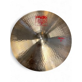 Used Paiste 17in 2002 Power Crash Cymbal