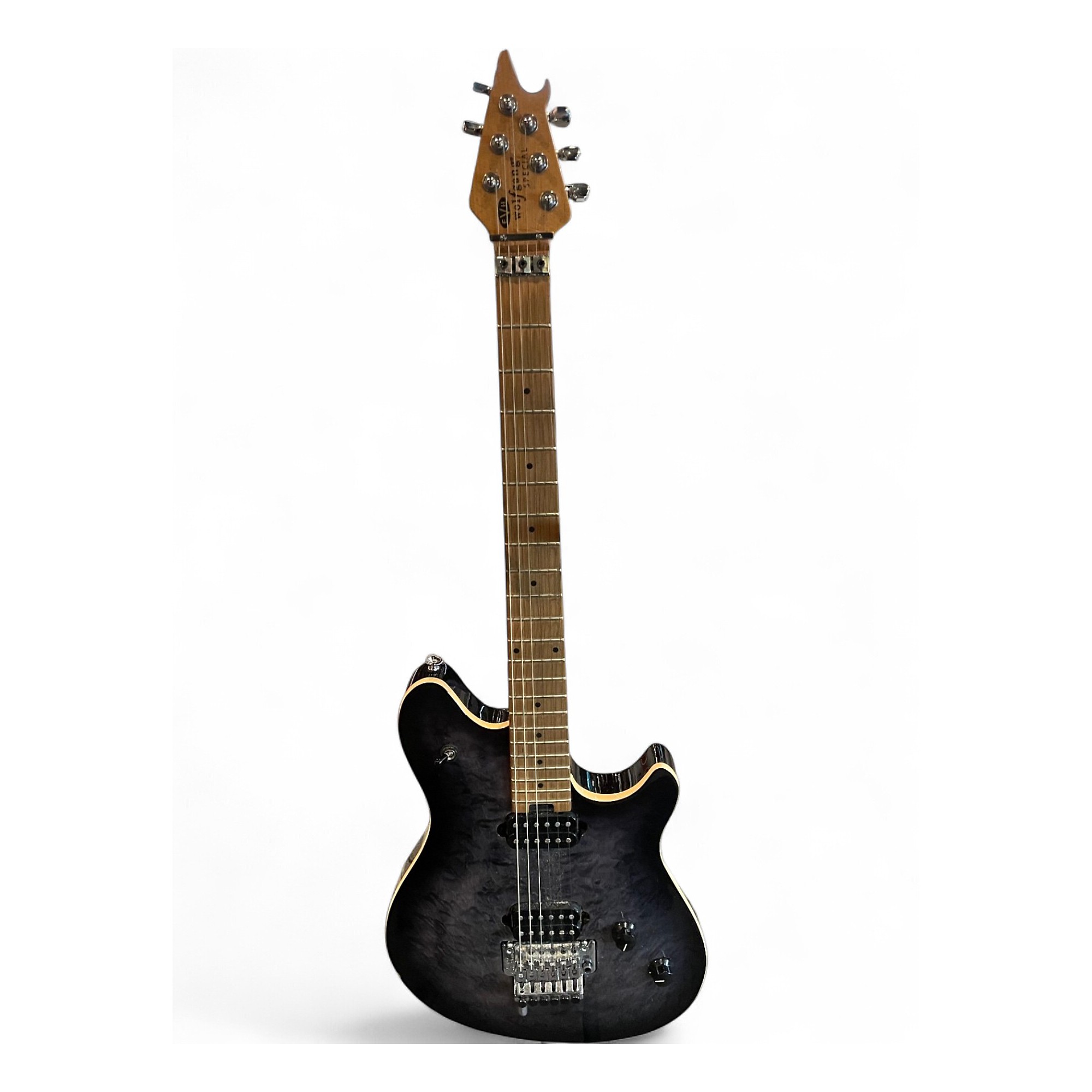 Used EVH Wolfgang Special QM Trans Charcoal Solid Body