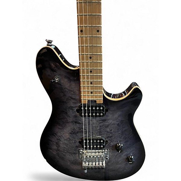 Used EVH Wolfgang Special QM Trans Charcoal Solid Body Electric Guitar