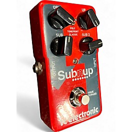 Used TC Electronic Sub N Up Octaver Effect Pedal
