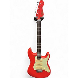 Used Vintage V6PFR CORAL Solid Body Electric Guitar