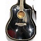 Used Taylor 610CE Black Acoustic Guitar
