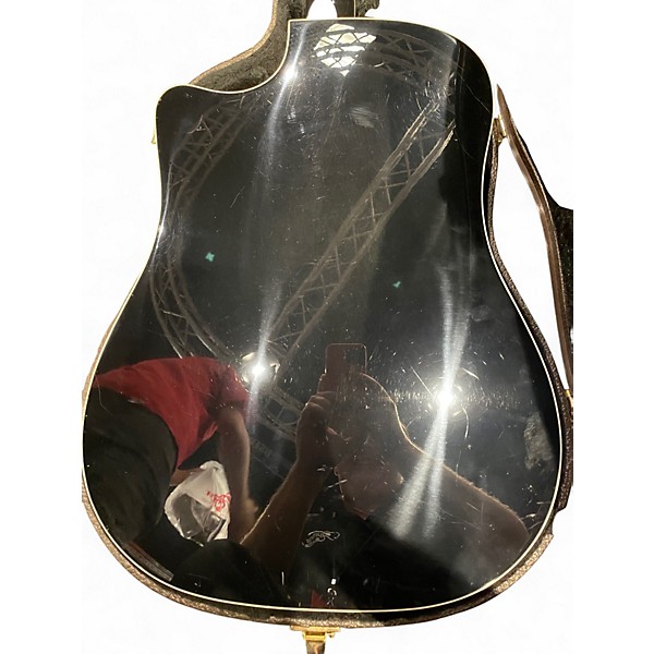 Used Taylor 610CE Black Acoustic Guitar