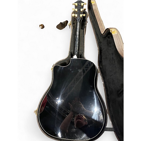 Used Taylor 610CE Black Acoustic Guitar