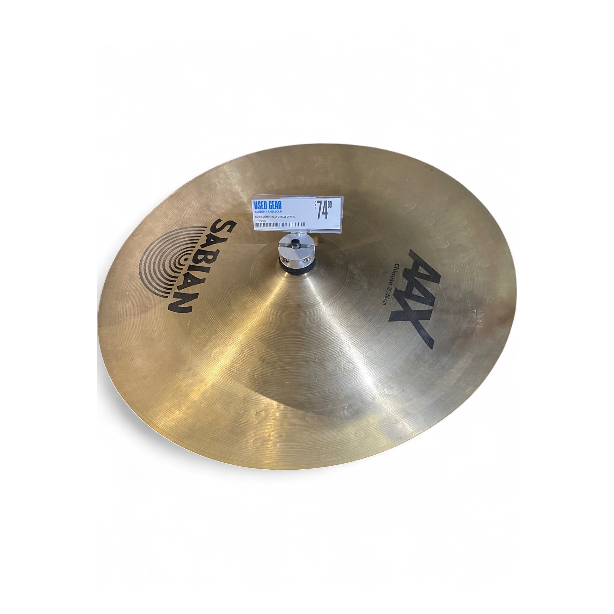 太郎SABIAN 18” AA China Used SABIAN 18in AA Chinese Cymbal 38 | Guitar Center
