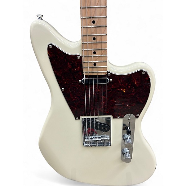 Used Squier PARANORMAL OFFSET TELECASTER Olympic White Solid Body Electric Guitar