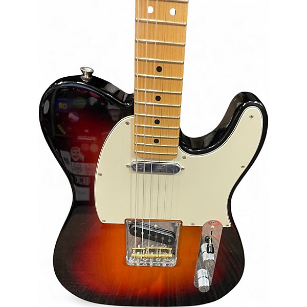 Used Fender American Standard Telecaster 3 Tone Sunburst Solid Body Electric Guitar