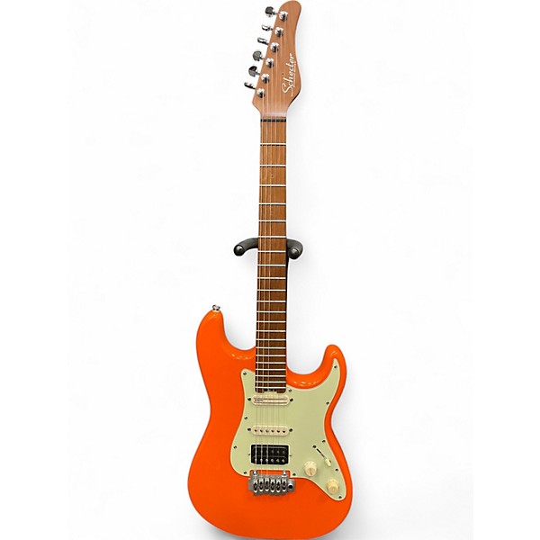 Used Schecter Guitar Research Nick Johnston Orange Solid Body Electric Guitar