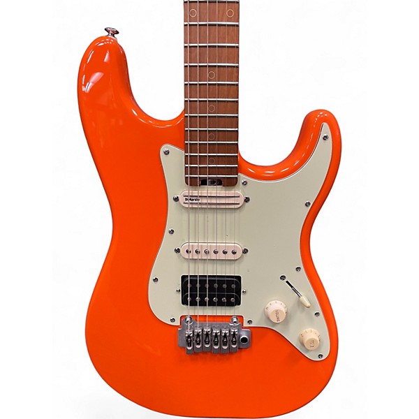 Used Schecter Guitar Research Nick Johnston Orange Solid Body Electric Guitar