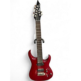 Used Cort Viva 7 Red Solid Body Electric Guitar