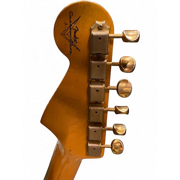 Used 2002 Fender 1960 Relic Stratocaster Olympic White Solid Body Electric Guitar