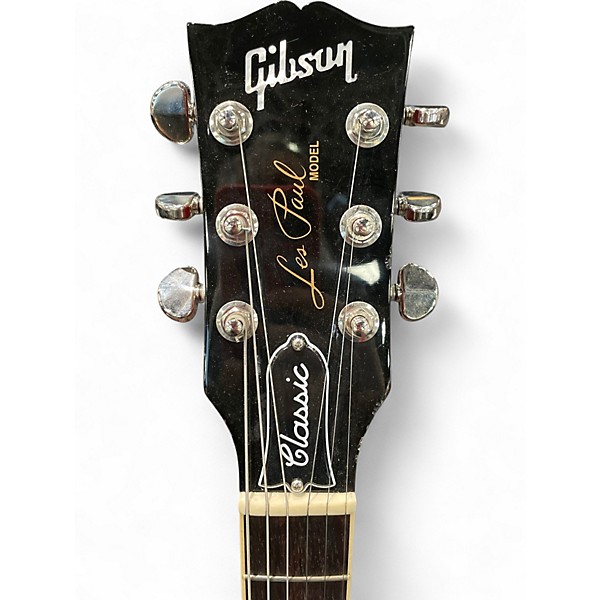 Used Gibson Les Paul Classic Cherry Solid Body Electric Guitar