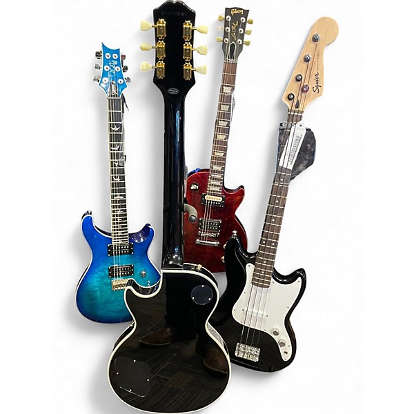 Used Epiphone Les Paul Custom Black Solid Body Electric Guitar